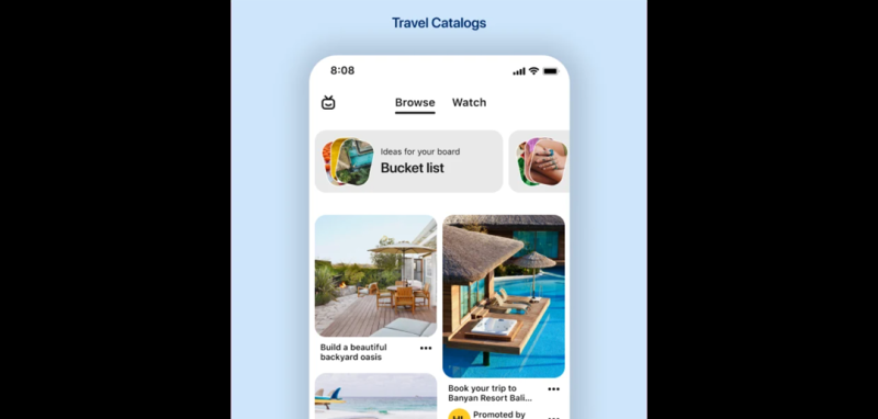 Pinterest добавят два новых рекламных формата: Premiere Spotlight и Travel Catalogs